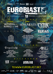 EUROBLAST Festival 2015-Plakat