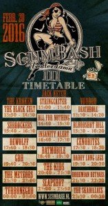 SCUMBASH 3 - Timetable