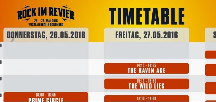Timetable RiR 2016