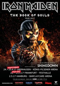 Tourposter Iron Maiden 2017