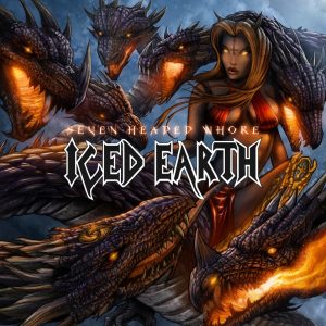 Iced Earth Seven Headed Whore Artwork