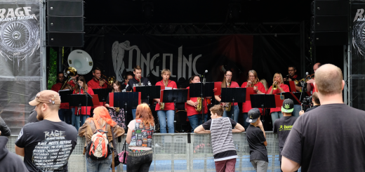 Musiccorps Hohenbudberg beim Rage Against Racism 2017