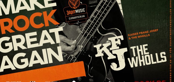 Make Rock Great Again Jägermusic Flyer