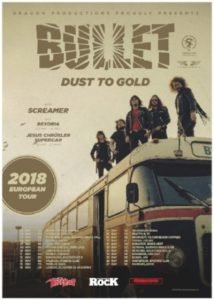 Bullet Tourposter 2018