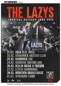 The Lazys Tourposter2019