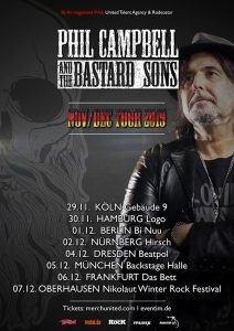 Phil Campbell And The bastard Sons Tour 2019