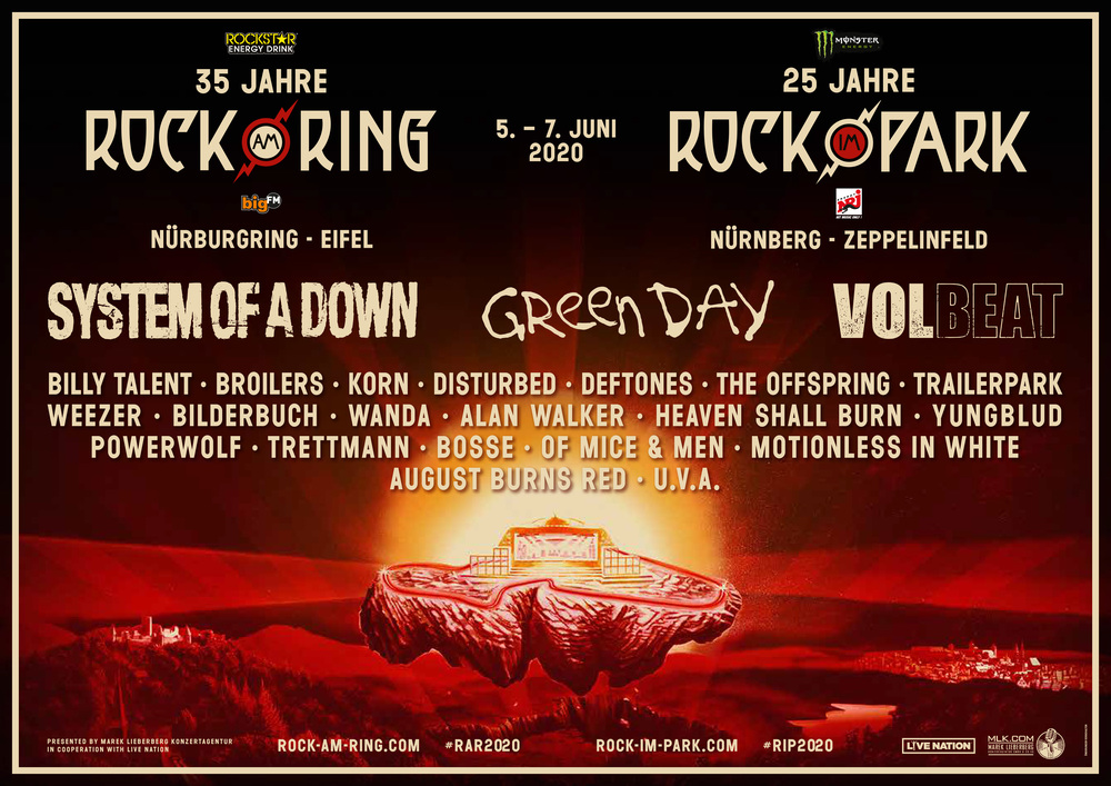 Heißhunger auf Rock am Ring und Rock im Park 2020 metalheads.de