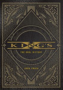 KING`S X Buchcover the oral history