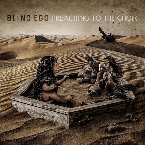 Frontcover artwork for the album Preaching To The Choir by Blind Ego © Björn Gooßes 2019