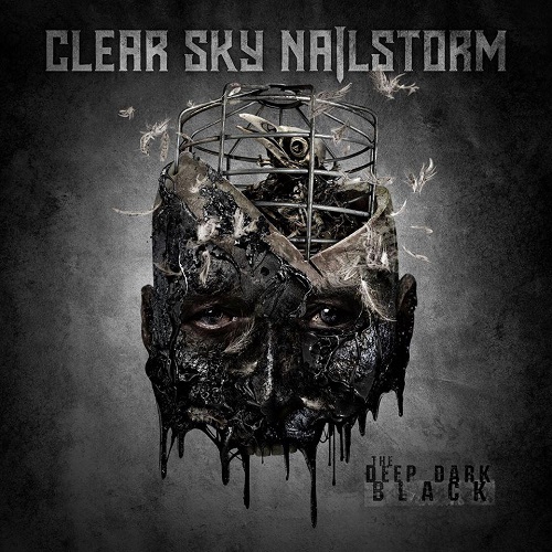 Frontcover artwork for the album The Deep Dark Black by Clear Sky Nailstorm © Björn Gooßes 2019