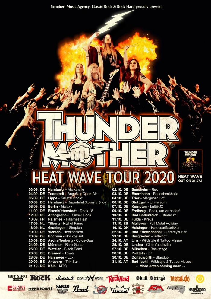 thundermother tourplakat 2020