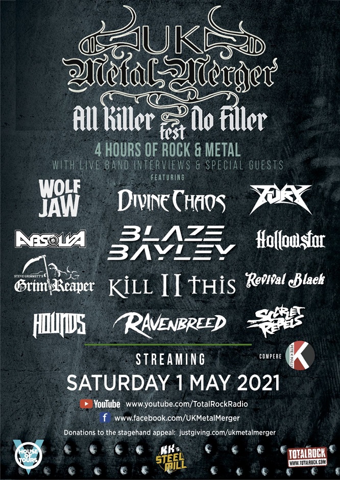 UK Metal Merger Stream Festival - Billing