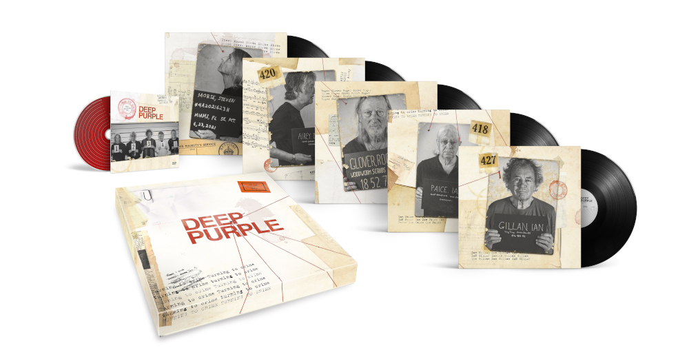 Deep Purple: Ltd. 5x12" "Turning to Crime" Vinyl Single Boxse