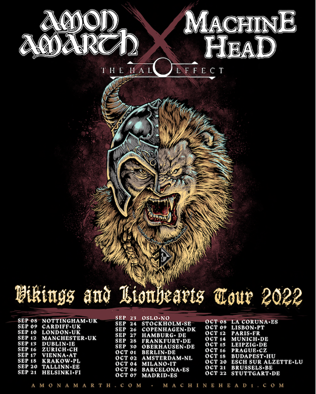 AMON AMARTH und MACHINE HEAD Tour 2022