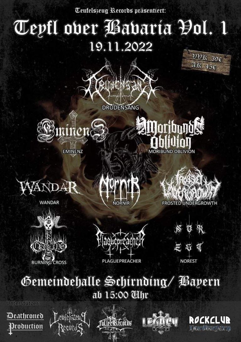 BlackMetalFestival „Teyfl over Bavaria“ LineUp steht metalheads.de