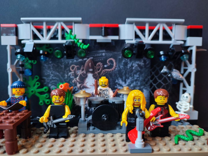 Lego-Modell der Band AHAB