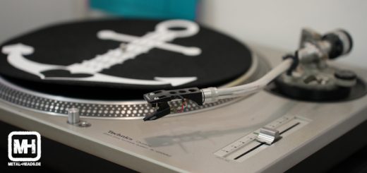 Nachaufnahme eines Plattenspielers