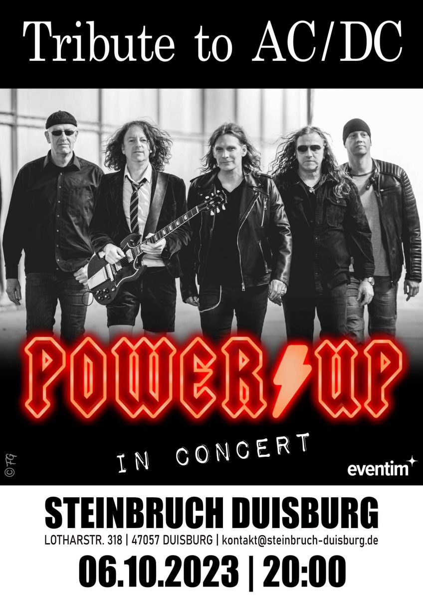 Power Up Tourplakat Steinbruch