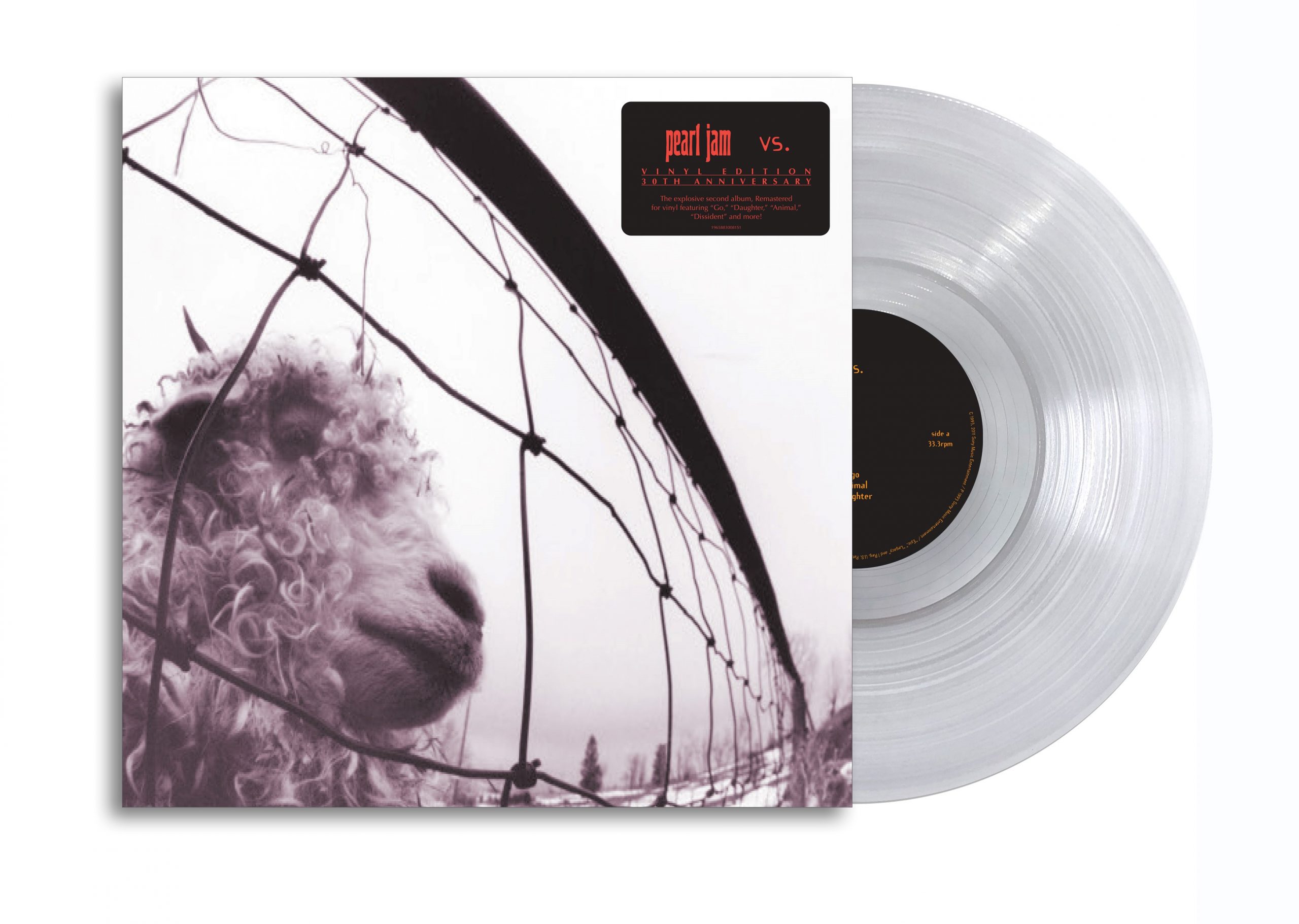 Pearl Jam Vs Clear Vinyl