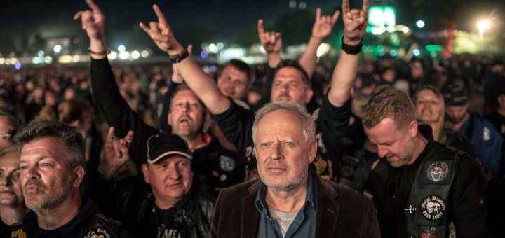 Tatort auf Wacken: Klaus Borowski auf dem Festival.
