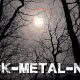 Schriftzug "Black Metal News" über einem Bild von kahlen Baumkronen im winterlichen Vollmond