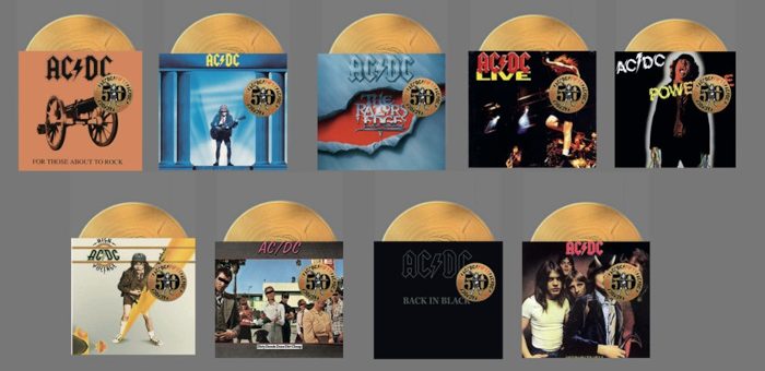 LIMITED EDITION GOLD COLORED VINYL AC/DC