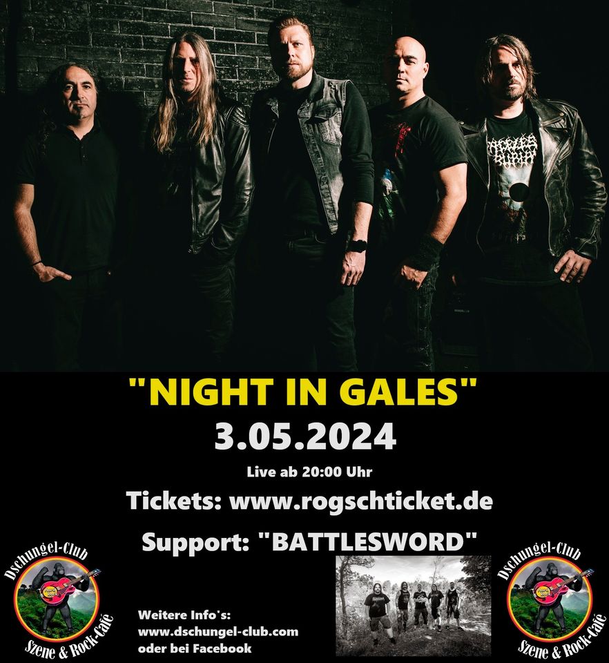 Night in Gales im Dschungel-Club