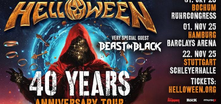 Helloween Tourplakat 2025