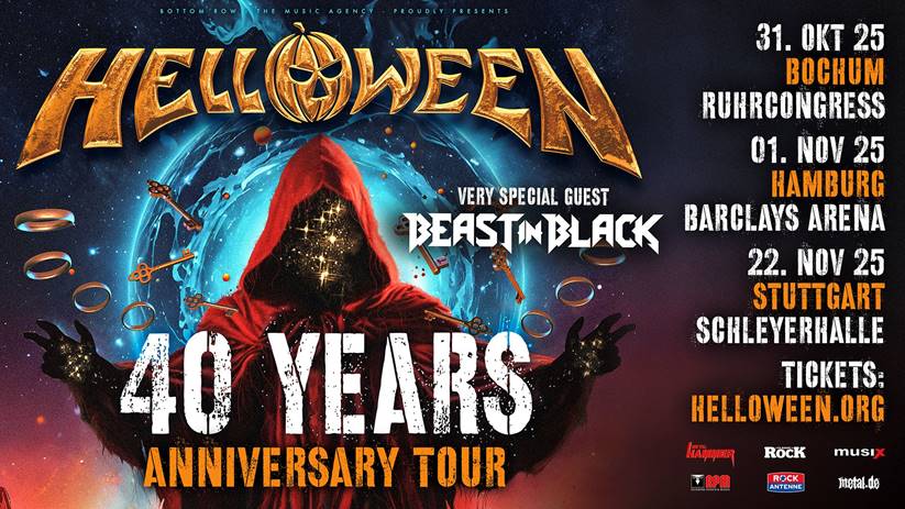 Helloween Tourplakat 2025