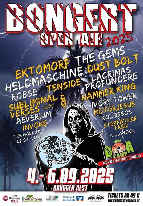 Bongert Open Air 2025 Plakat