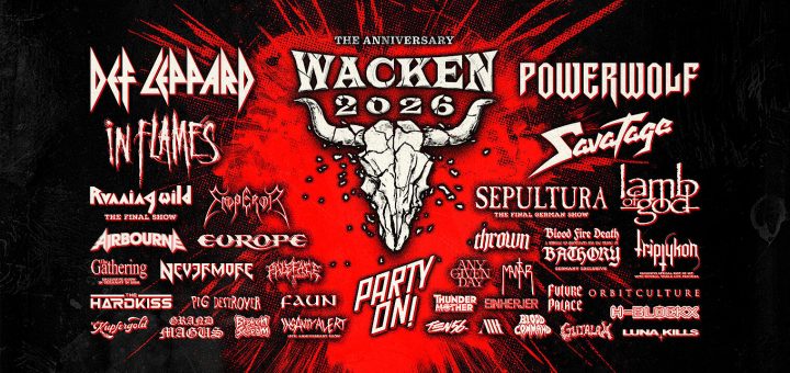 Wacken 2026 Vorverkaufsstart 3.8.25 mit 35 Bands