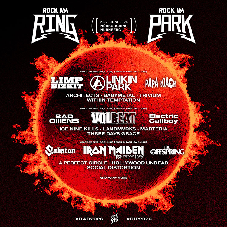Rock am Ring 2026 erste Bandwelle