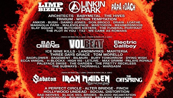 ROCK AM RING 2026 - Line up